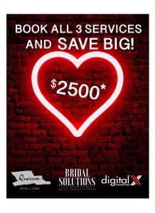 Quarum photo video promo, save $2500 on wedding, luxury weddings, toronto wedding photographer, 