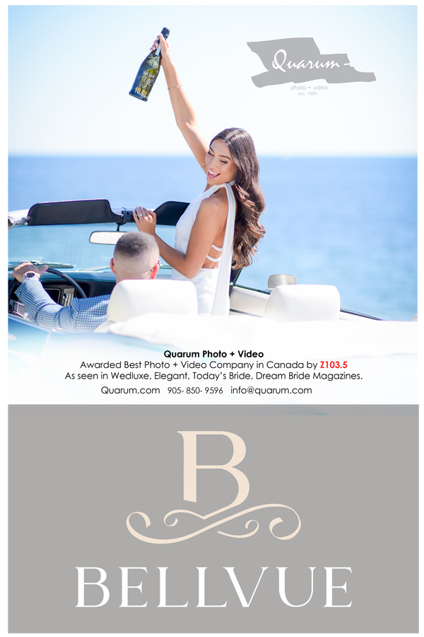 Bellvue and Quarum work together, mark piotrowski, wedding photo video, luxury weddings, event space, toronto weddings, gta wedding venues,